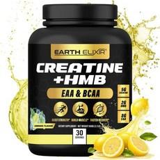 Creatine HMB Supplement w/Essential Amino Acids Powder | EAA & BCAA Mix | Creatine Monohydrate and, Creatine HMB Supplement w/Esse 상품 이미지
