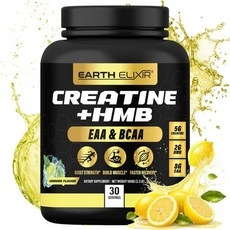 Creatine HMB Supplement w/Essential Amino Acids Powder | EAA & BCAA Mix | Creatine Monohydrate and, Creatine HMB Supplement w/Esse 상세 이미지
