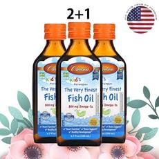 칼슨 키즈 노르웨지안 오메가3 비타민E 액상 200ml 80회 분 오렌지맛 x 3병, 3개 상품 이미지