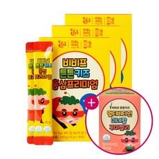 일화 비비프 튼튼키즈 홍삼프리미엄 10g X 3박스 (총 90포) 어린이홍삼 (+구미젤리1박스 증정), 3개, 300g 상품 이미지