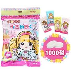리틀미미 키즈비타C 캔디 사탕 대용량 복숭아맛 비타민C 유아 아기 아이, 1개, 1000정 상품 이미지
