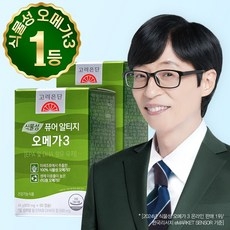 고려은단 식물성 퓨어 알티지 rTG 오메가3 60캡슐, 2개, 60정 상세 이미지