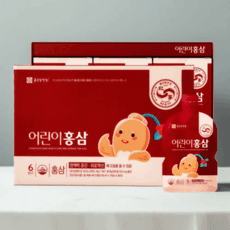 종근당 어린이홍삼 20ml X 30포 6년근홍삼 성장기 면역력, 1개, 0.6l 상품 이미지