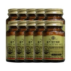 솔가 엽산 800, 100정, 10개 상세 이미지