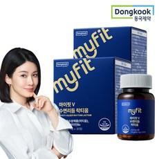동국제약 마이핏 이보영 수면건강 식약처 인정 락티움 마그네슘 비타민B6, 30정, 2개 상품 이미지