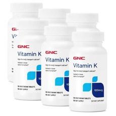 지엔씨 비타민K 100mcg GNC Vitamin K, 6개, 180정 상품 이미지