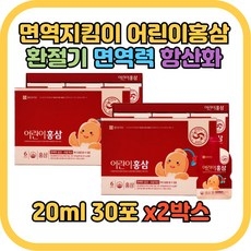 40대 여성 홍삼키즈 면역력증진 환절기 6년근 면역튼튼 성장건강 어린이 유아홍삼 영양제 상세 이미지