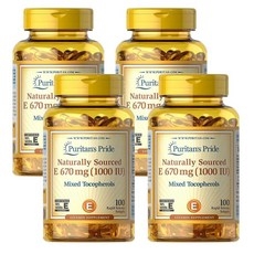 퓨리탄스 프라이드 비타민 E 670mg 1000IU, 4개, 100정 상세 이미지