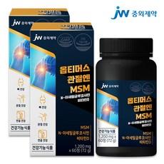 JW중외제약 옵티머스 관절엔 MSM N-아세틸글루코사민 비타민D, 2개, 60정 상품 이미지
