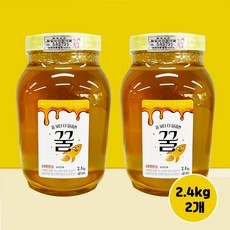 동화양봉 사양벌꿀 대용량, 2개, 2.4kg 상세 이미지
