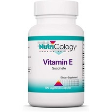 Nutricology 뉴트리콜로지 비타민 E 호박산염 100 베지 캡, 100정, 1개 상세 이미지