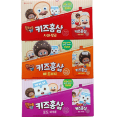 브레드이발소 키즈홍삼 사과당근/배도라지/포도야채 100mlx 10입(1박스), 10개, 100ml 상세 이미지