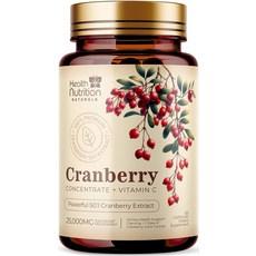 Health Nutrition Naturals 크랜베리 501 농축 추출물 비타민C 25000mg 120캡슐, 120 Count (Pack of 1) 상품 이미지