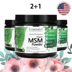 에메랄드랩 MSM 식이유황 파우더 분말 4000mg 227g 1개입 3개 상세 이미지
