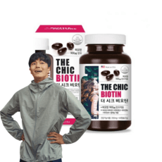비오틴 900mg 60캡슐 비타민C 판토텐산 비타민B1 B6 셀레늄 함유, 1개, 60정 상품 이미지