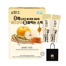 고철남헬스케어 고철남 발효 흑도라지 배 쌍화 생강청 배도라지청 짜먹는스틱 10ml x 100포 형+쇼핑백, 1L 상세 이미지