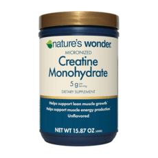 네이처스원더 미립자 크레아틴 모노하이드레이트 5g 분말 무향 450g, 1개 상세 이미지