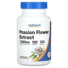 뉴트리코스트 패션플라워 시계꽃추출물 1500mg 120캡슐 PassionFlower, 1개, 120정