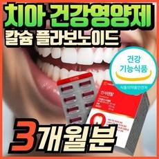 인사덴탈 부모님 70대 80대 노인 시니어 인사 덴탈 에너데이 프로폴리스 플라보노이드 식물성 칼슘제 비타민C 혁2라이프, 1개, 90정