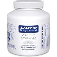 퓨어인캡슐레이션 Pure Encapsulations VisionPro EPA/DHA/GLA | Supports Natural Tear Production and Retentio, 180 Count (Pack of 1) 이미지
