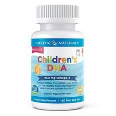 Nordic Naturals Children's DHA 노르딕 내추럴스 3-6세 유아용 DHA 오메가3 피쉬오일 딸기맛 소프트젤, 120정, 1개 이미지