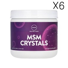 MRM 뉴트리션 MSM 크리스탈 1 000mg 200g(7.05oz), 6개, 200g 상세 이미지