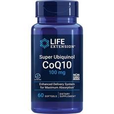 라이프익스텐션 슈퍼 유비퀴놀 CoQ10 100mg 소프트젤, 60정, 1개 상품 이미지