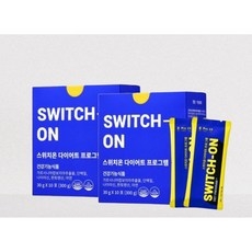 박용우 스위치온 3주 다이어트 프로그램 프로틴 파우더 30g 20포, 300g, 2개 상세 이미지