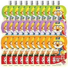 뽀로로 홍삼쏙쏙 사과 10개 + 오렌지10개 + 포도10개, 3세트, 100ml 상세 이미지