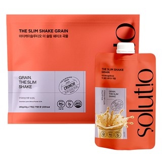 솔루티오 더 슬림 쉐이크 곡물 7p, 280g, 1개 상세 이미지