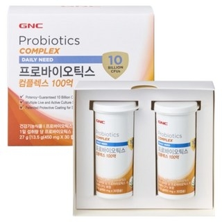 GNC 프로바이오틱스 컴플렉스 100억 60p, 1개, 27g 상세 이미지