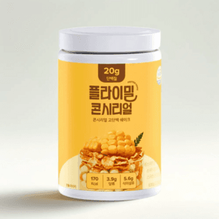 플라이밀 단백질 쉐이크 콘시리얼 대용량, 630g, 1개 상품 이미지