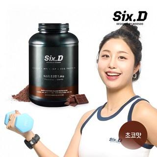 식스디 쿠키앤크림맛 2kg 식스디프로틴 린매스업 프로틴 복합단백질 헬스보충제 단백질파우더, 2kg, 1개 상품 이미지