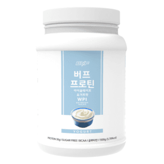 버프 프로틴 아이솔레이트 WPI 100% 유청 단백질 파우더 헬스 보충제 파우더 요거트 맛 상품 이미지