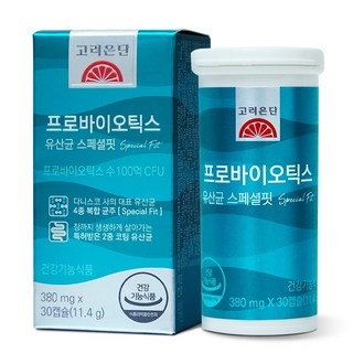 고려은단 프로바이오틱스 스페셜핏 30캡슐, 30정, 1개 상세 이미지