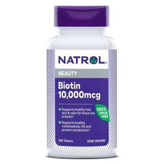 나트롤 비오틴 뷰티 10000mcg 타블렛, 100정, 1개 상품 이미지