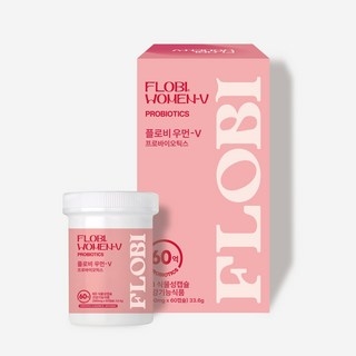 플로비 우먼-V 프로바이오틱스 미국특허 질유래유산균, 1박스, 60정 상세 이미지