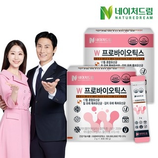 네이처드림 W프로바이오틱스 질건강 유산균 30p, 60g, 2개 상세 이미지