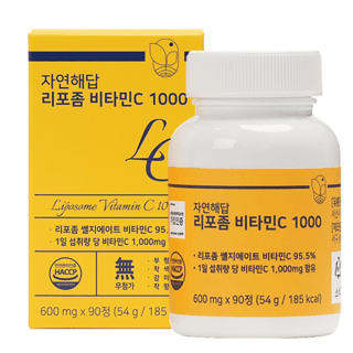 자연해답 리포좀 비타민C 1000, 90정, 1박스 상품 이미지