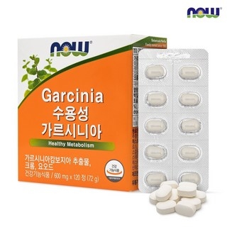 나우푸드 수용성 가르시니아, 120정, 1개 상세 이미지