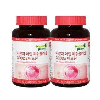 헬스프랜드 저분자 피쉬콜라겐 300달톤 12개월분 360정 비오틴 영양제, 1개 상품 이미지