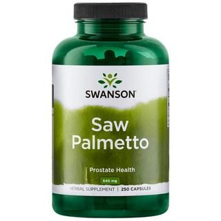 스완슨 쏘팔메토 540mg 캡슐, 250정, 1개