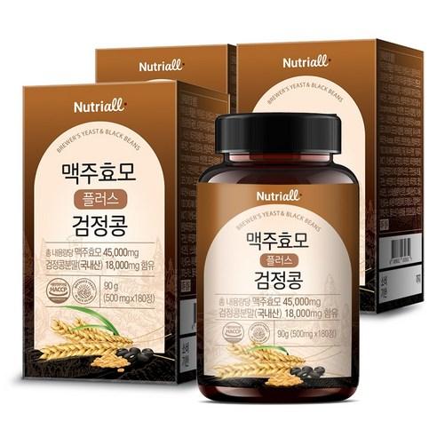 독일 맥주효모 비오틴 식약청인증 HACCP 180정 6개월분, 180정, 3개 상품 이미지