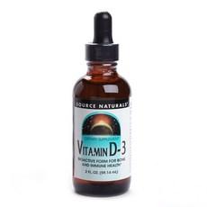 소스내츄럴스 비타민 D-3 리퀴드 무설탕 글루텐 프리, 1개, 59.14ml 이미지