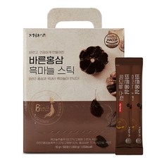 정원삼 바른홍삼 흑마늘 스틱 100p, 1kg, 1박스 상세 이미지