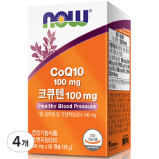 나우푸드 코큐텐 100mg 18g, 60정, 4개 상세 이미지