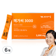 비타민마을 메가씨 3000 비타민C 분말 스틱, 270g, 6개 상품 이미지