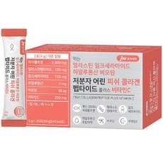 JW중외제약 먹는 엘라스틴 밀크세라마이드 히알루론산 비오틴 저분자 어린 피쉬 콜라겐 펩타이드 플러스 비타민C 30p, 60g, 1개 상품 이미지