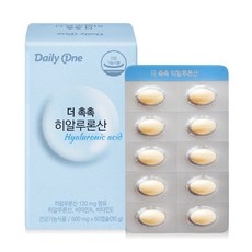 데일리원 더 촉촉 히알루론산 30g, 60정, 1개 상세 이미지