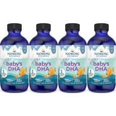 Nordic Naturals 노르딕네추럴스 고흡수 베이비 DHA 비타민 D3 액상 액체, 119ml, 4개 이미지